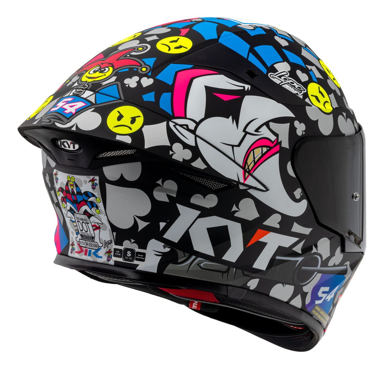 KYT TT-Revo Riccardo Rossi 2022 Matte Replica Helmet - Speed Addicts